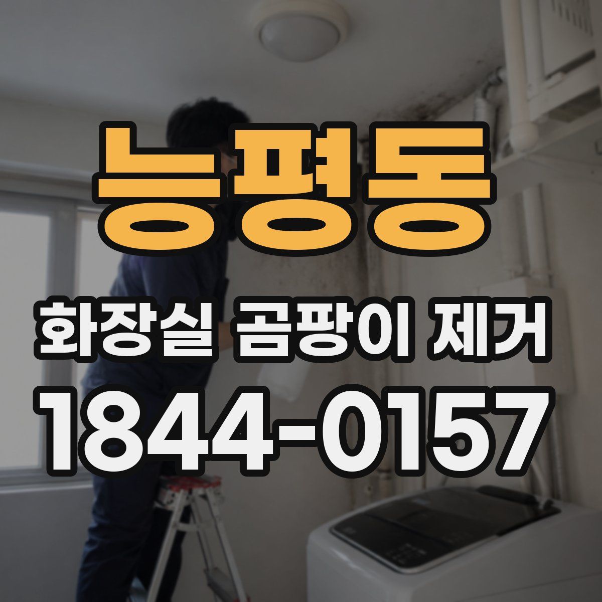 능평동 화장실 곰팡이 제거