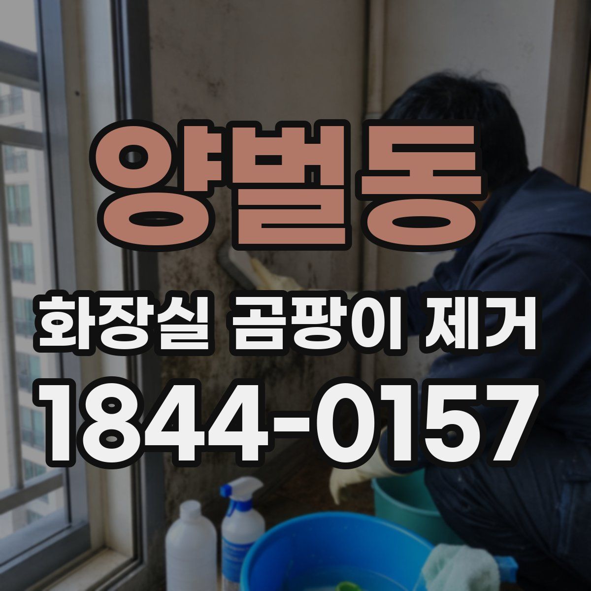 양벌동 화장실 곰팡이 제거