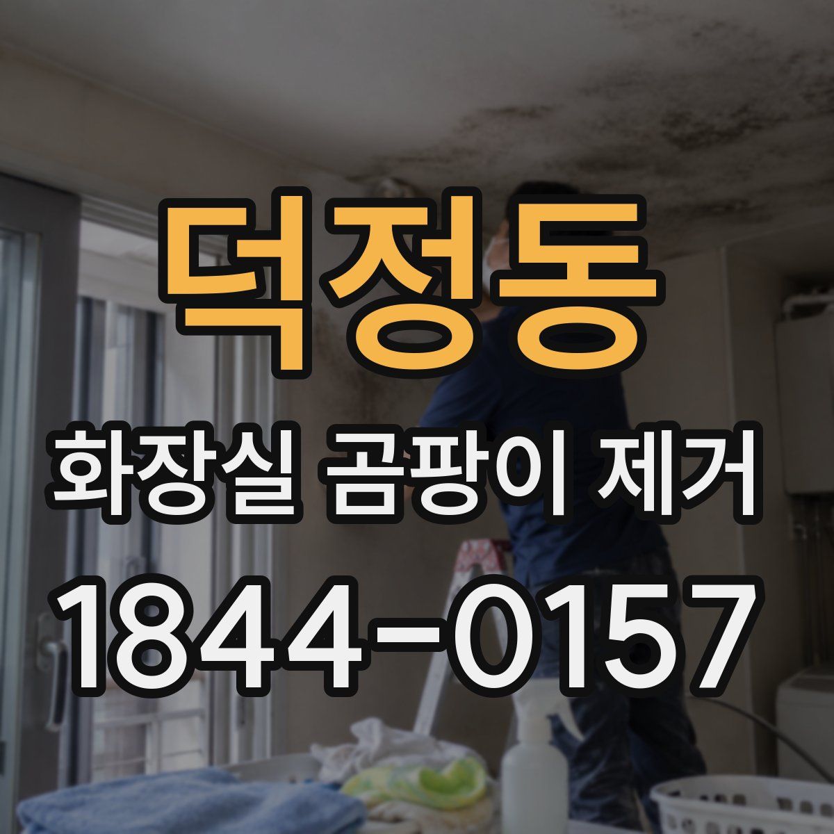 덕정동 화장실 곰팡이 제거