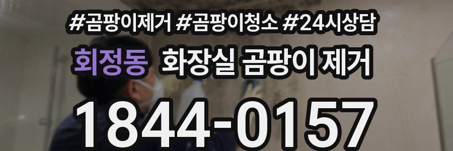 회정동 화장실 곰팡이 제거