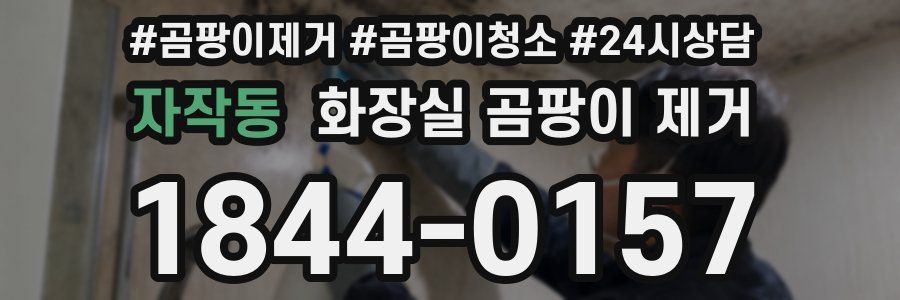자작동 화장실 곰팡이 제거