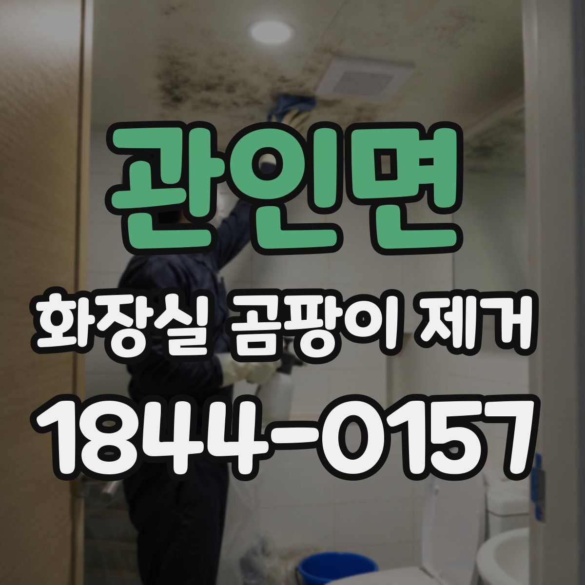 관인면 화장실 곰팡이 제거