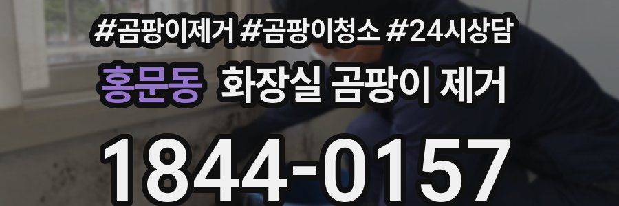홍문동 화장실 곰팡이 제거