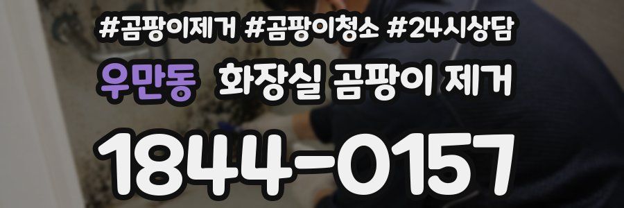 우만동 화장실 곰팡이 제거