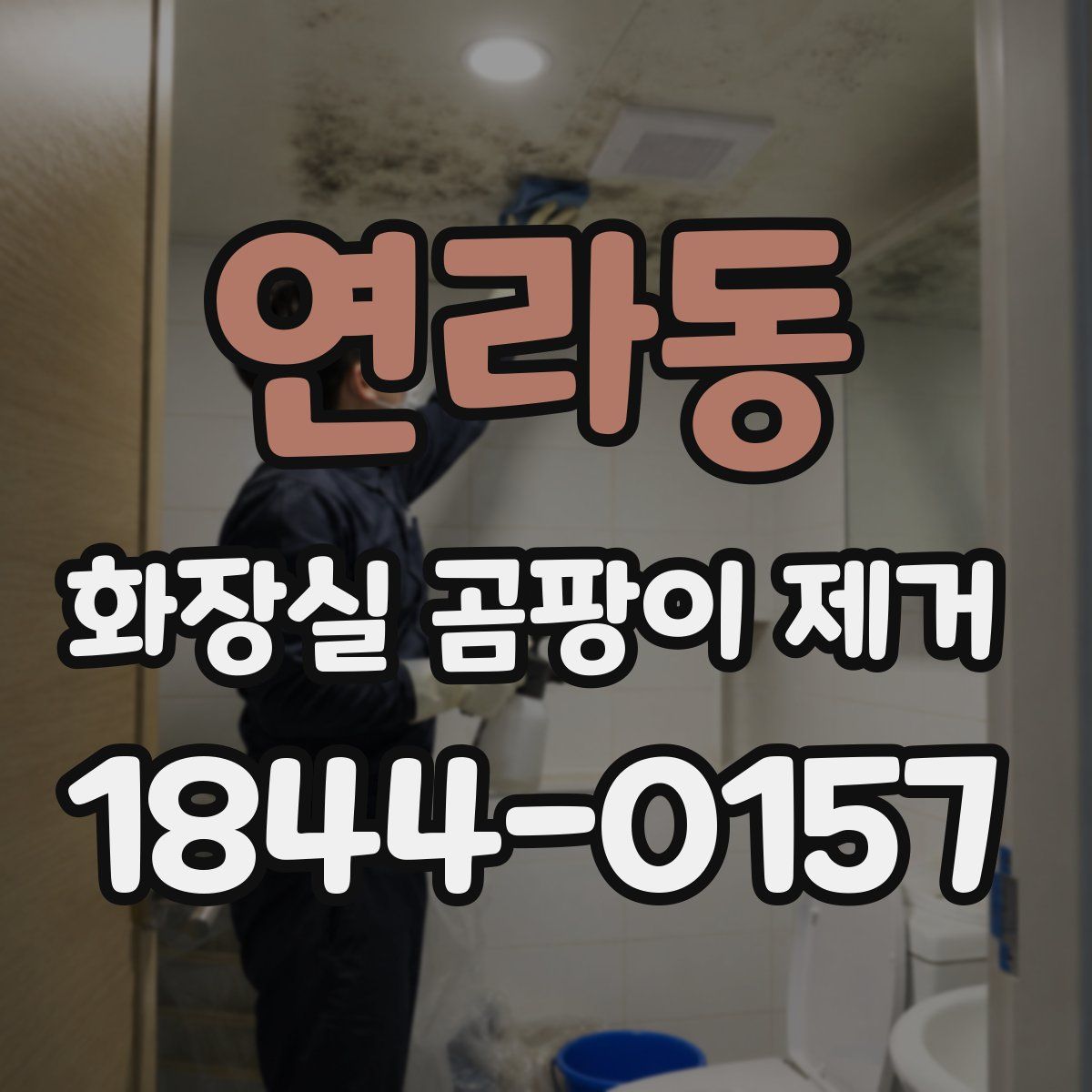 연라동 화장실 곰팡이 제거