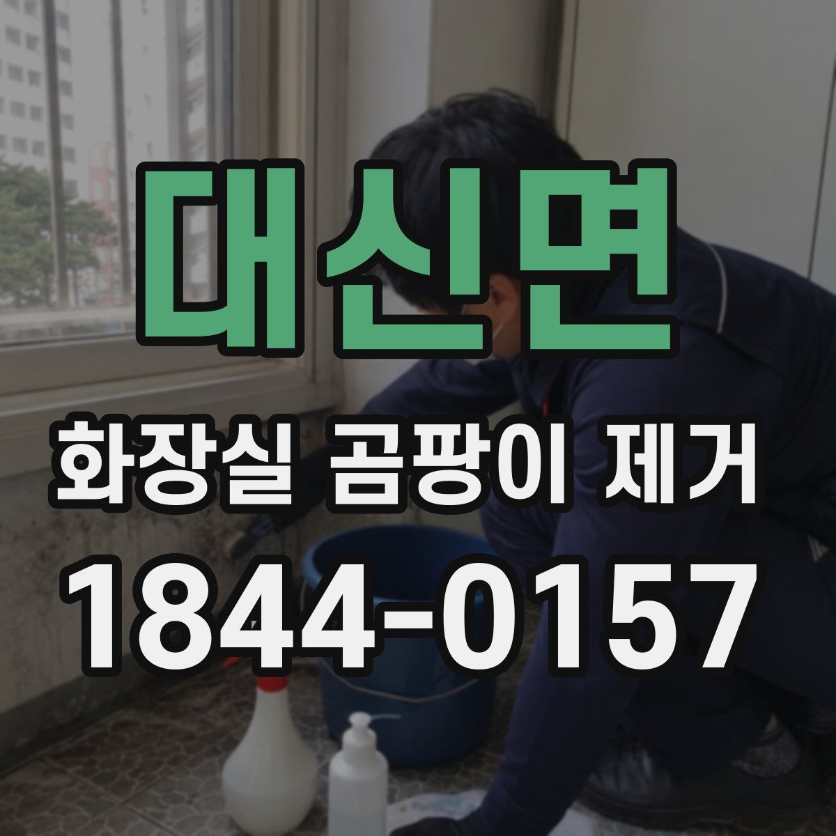 대신면 화장실 곰팡이 제거