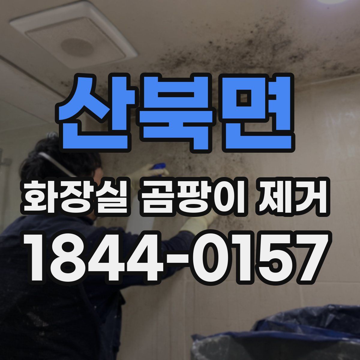 산북면 화장실 곰팡이 제거