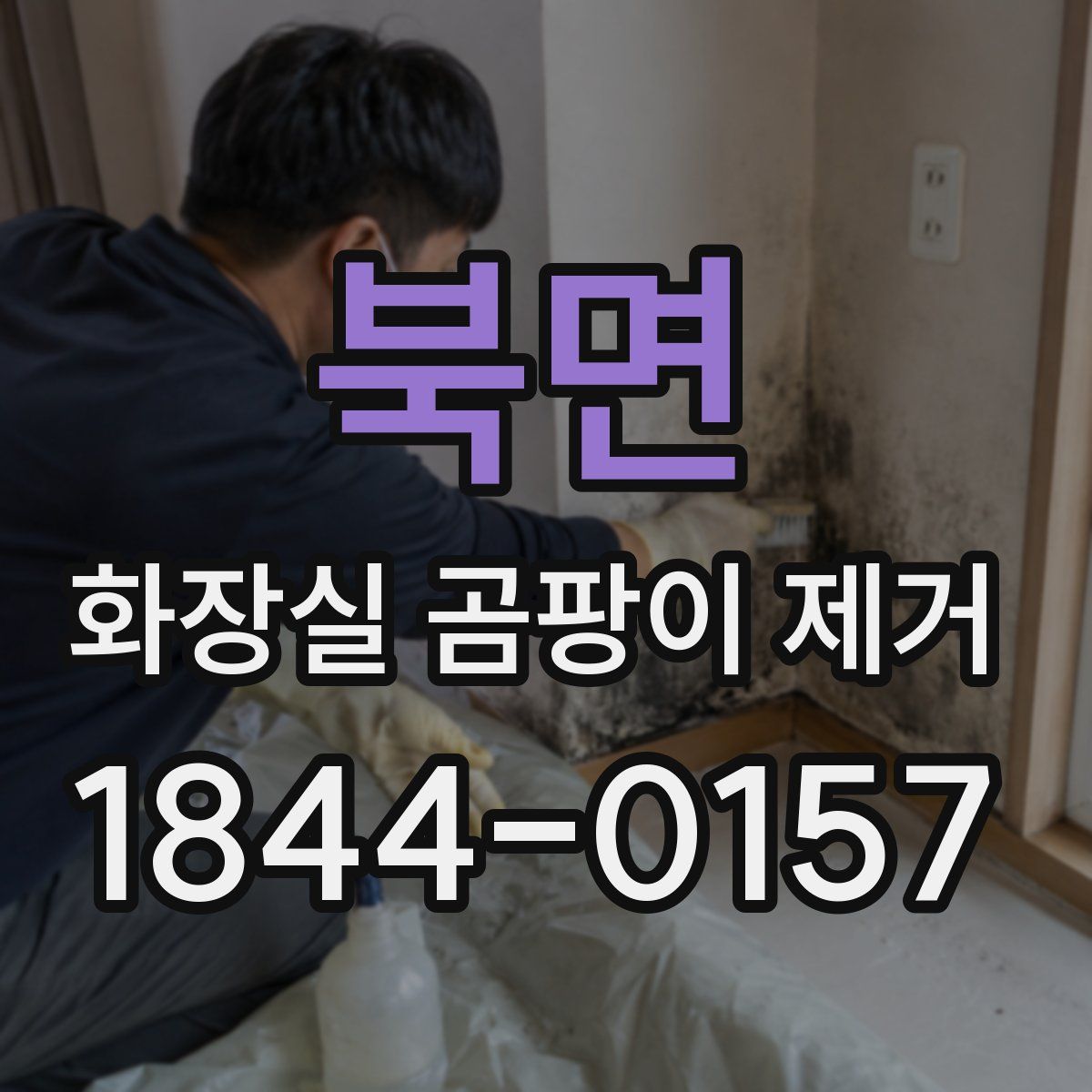 북면 화장실 곰팡이 제거