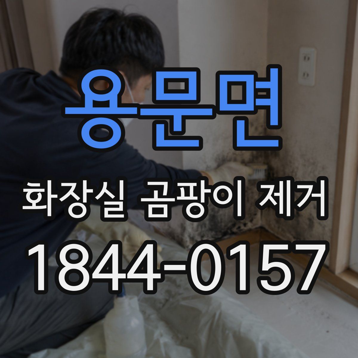 용문면 화장실 곰팡이 제거