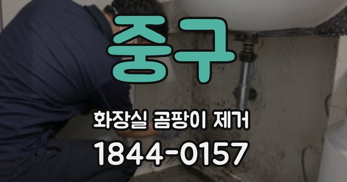 중구 화장실 곰팡이 제거