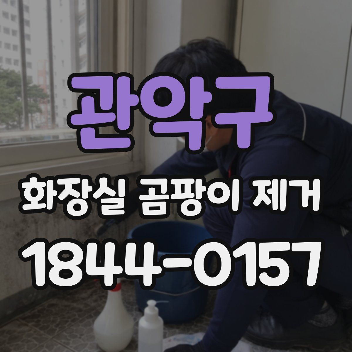 관악구 화장실 곰팡이 제거 천장과 벽면이 함께 오염됐을 때 순서