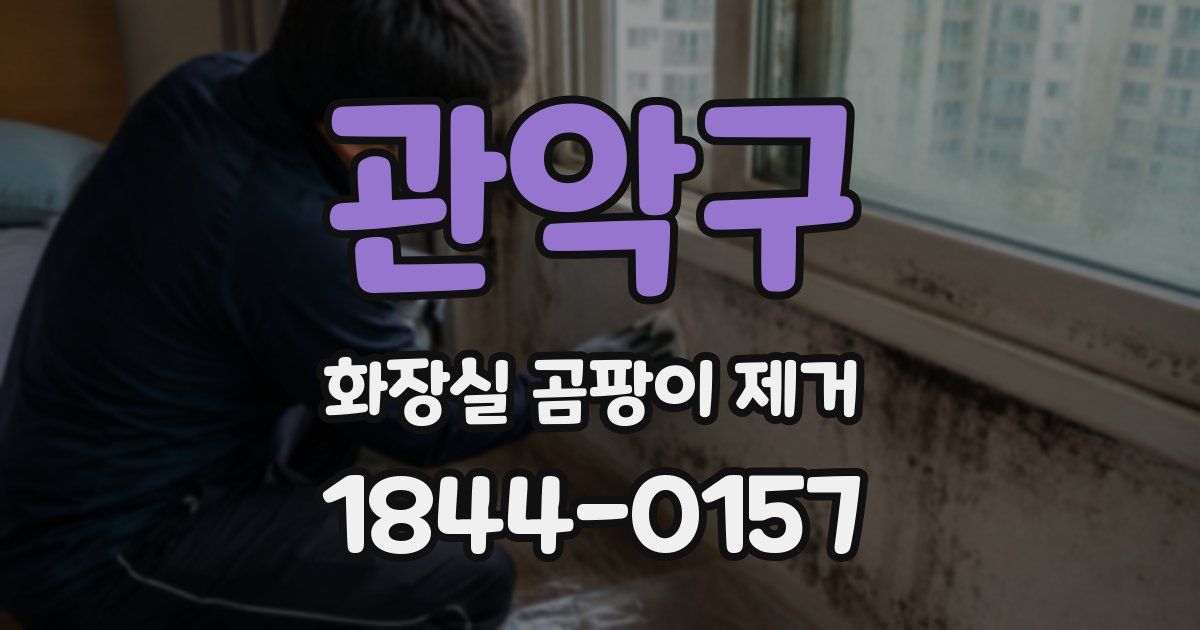 관악구 화장실 곰팡이 제거