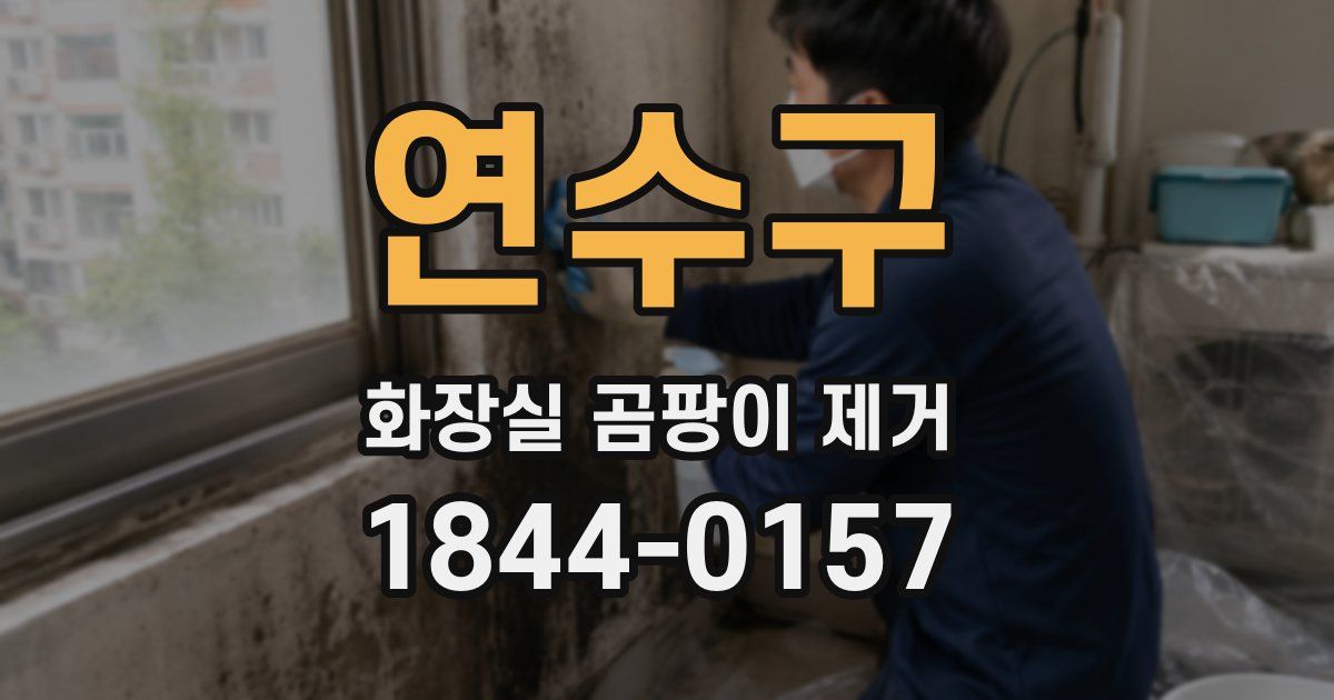 연수구 화장실 곰팡이 제거