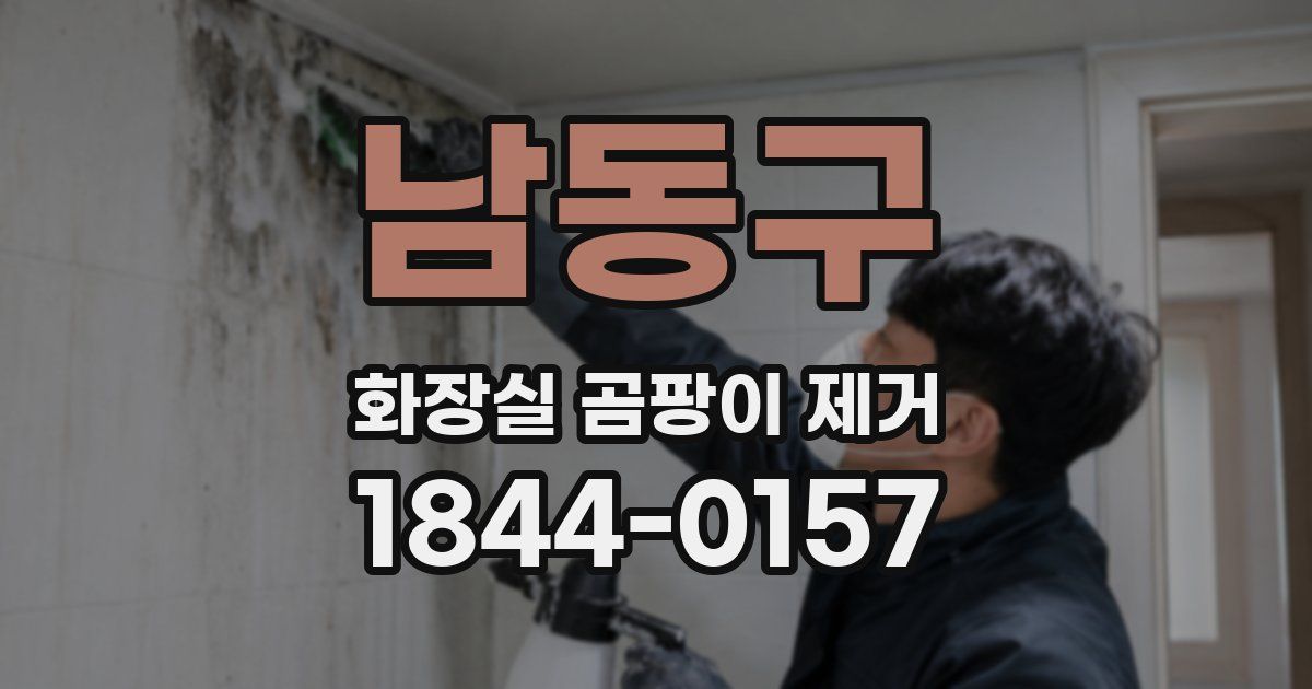 남동구 화장실 곰팡이 제거