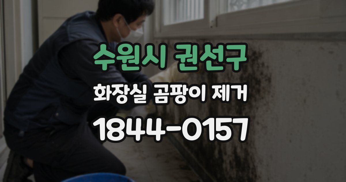 수원시 권선구 화장실 곰팡이 제거