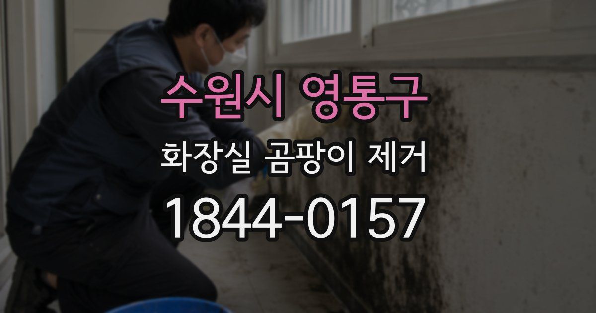 수원시 영통구 화장실 곰팡이 제거