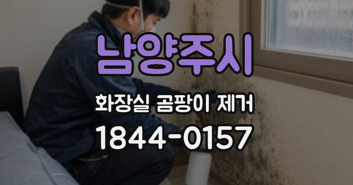남양주시 화장실 곰팡이 제거