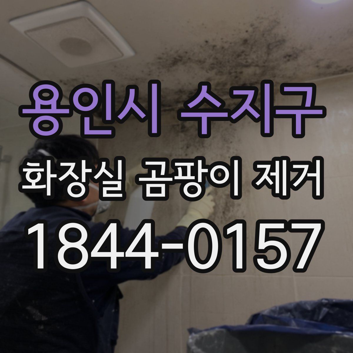 용인시 수지구 화장실 곰팡이 제거