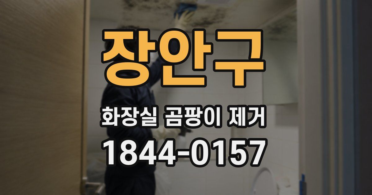 장안구 화장실 곰팡이 제거