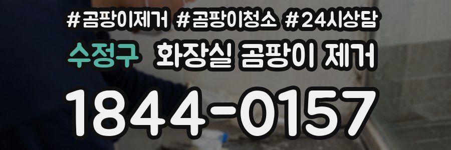 수정구 화장실 곰팡이 제거