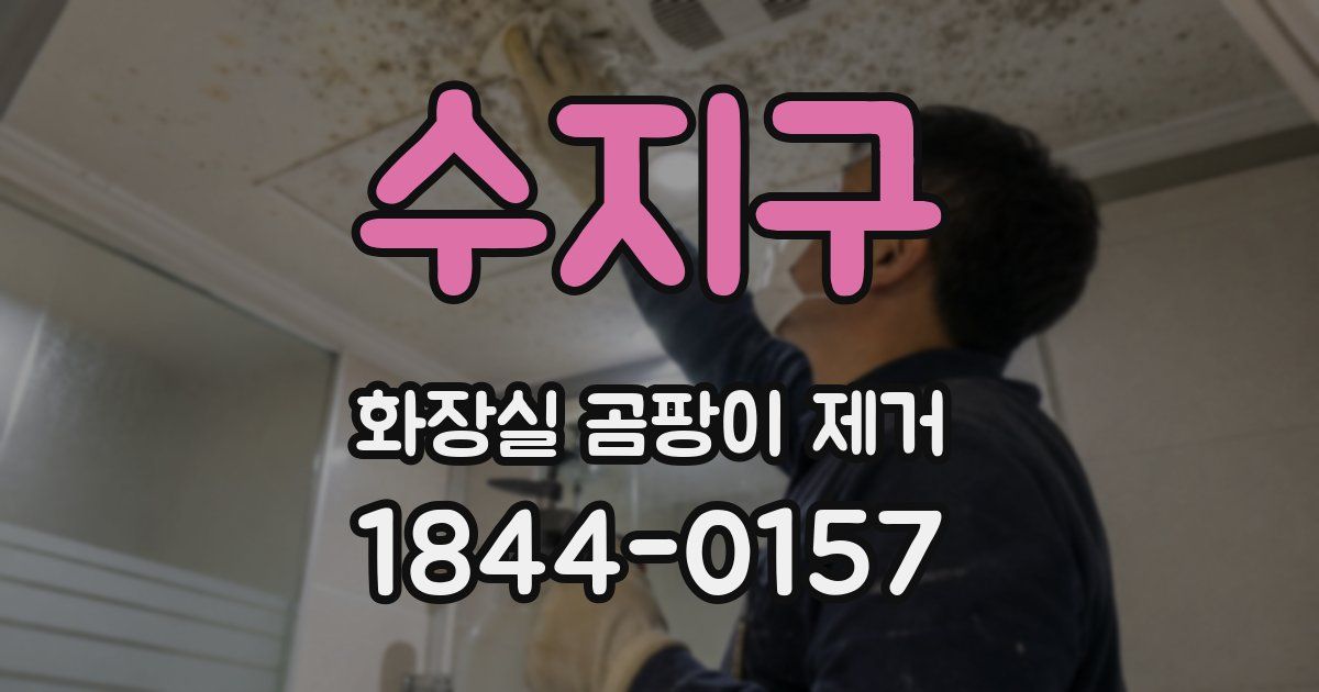 수지구 화장실 곰팡이 제거