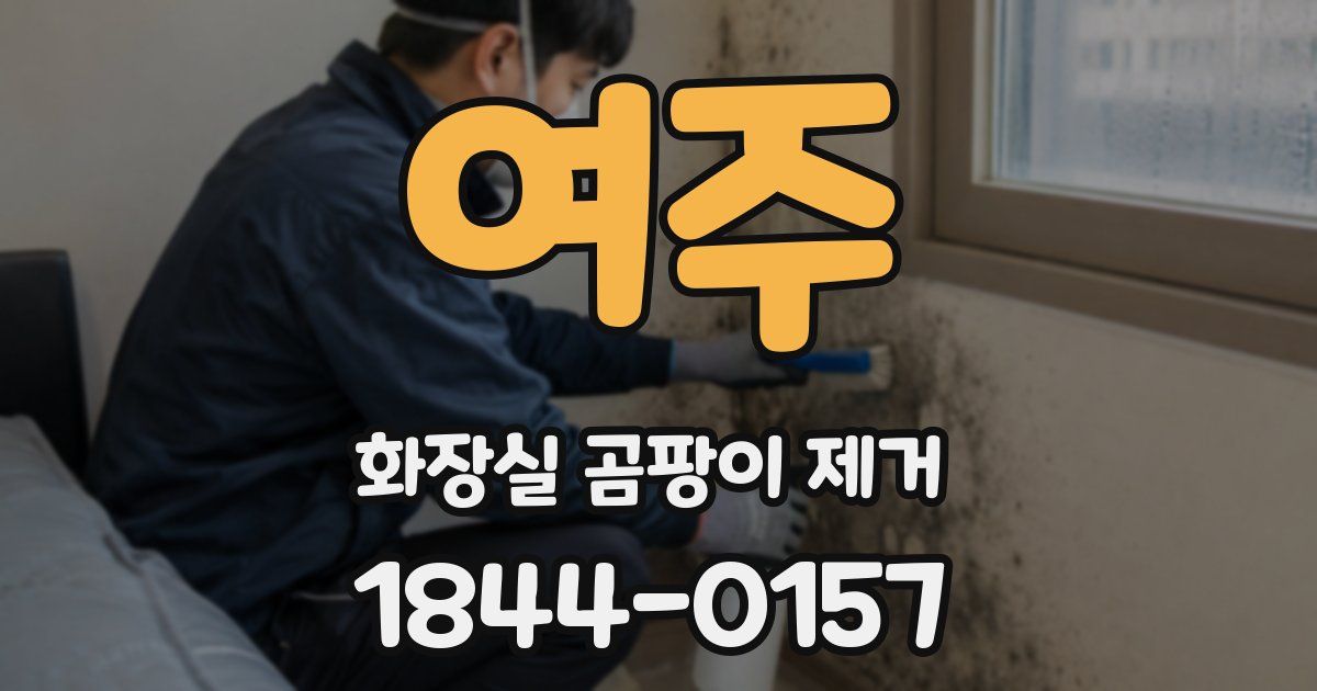 여주 화장실 곰팡이 제거