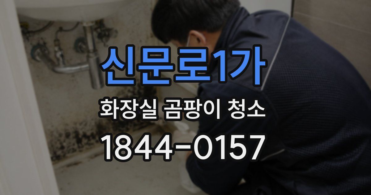 신문로1가 화장실 곰팡이 청소