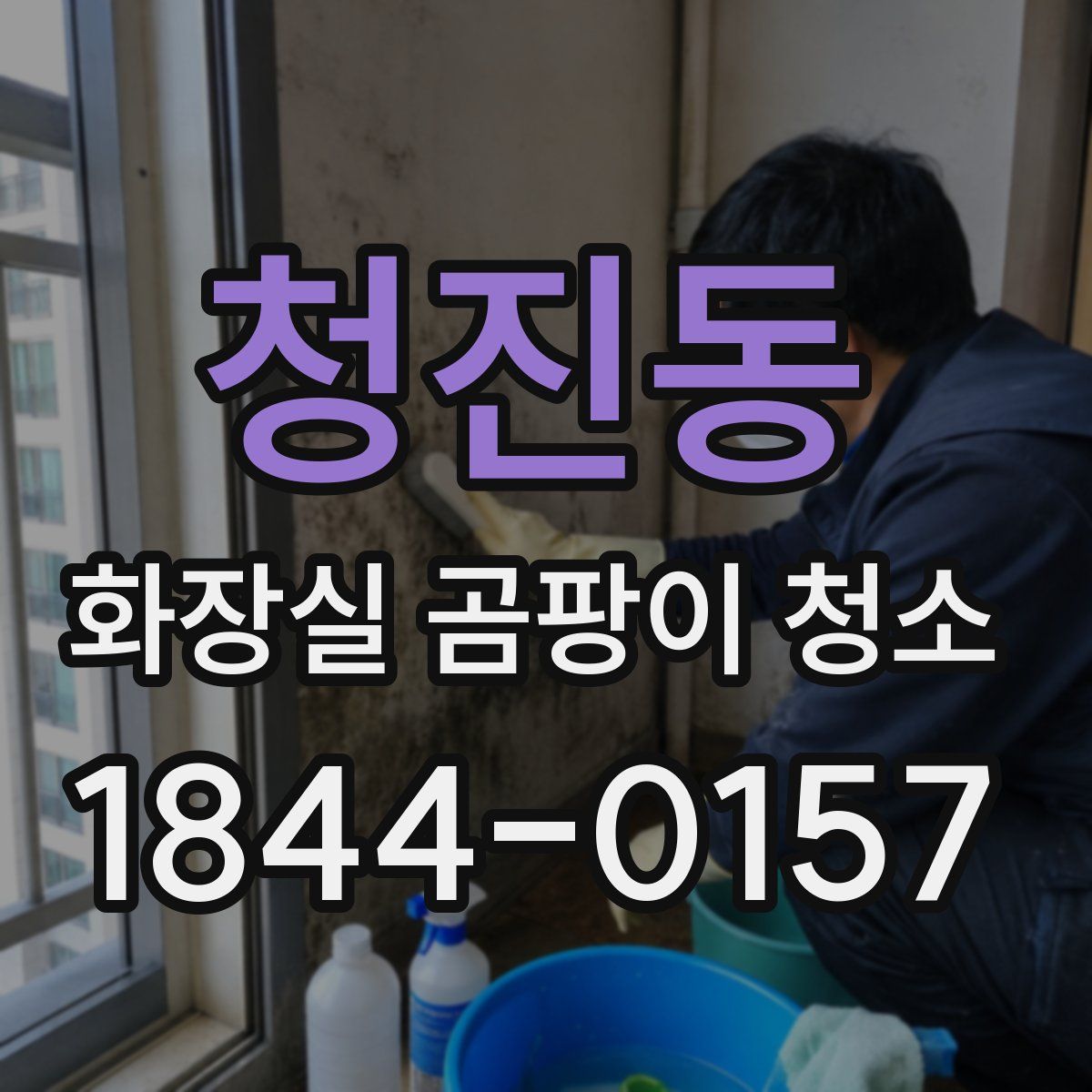 청진동 화장실 곰팡이 청소