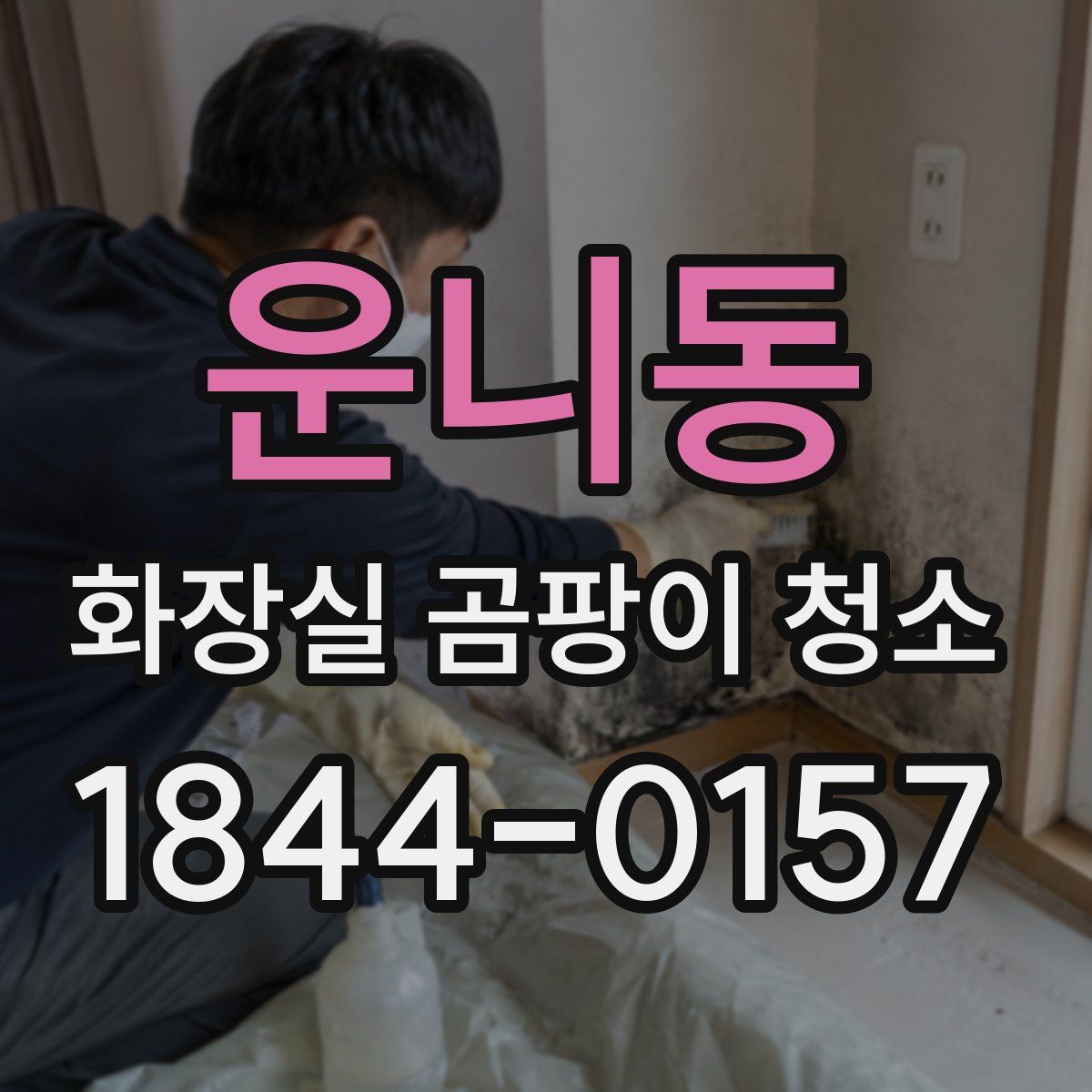 운니동 화장실 곰팡이 청소