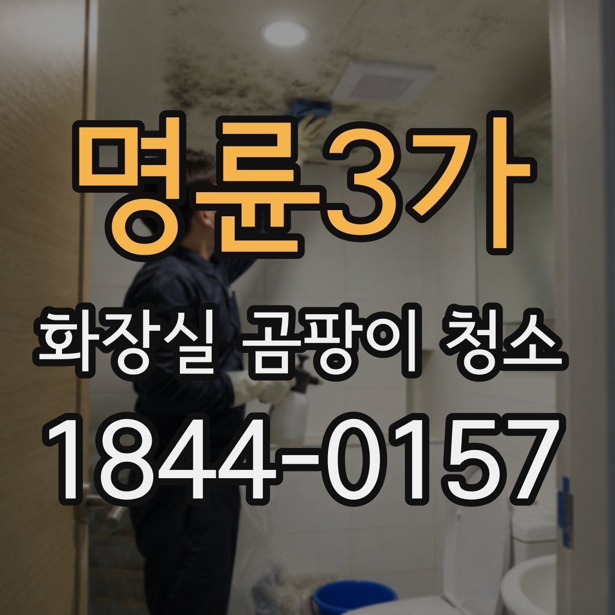명륜3가 화장실 곰팡이 청소 세제 혼용을 피하려면 알아둘 점