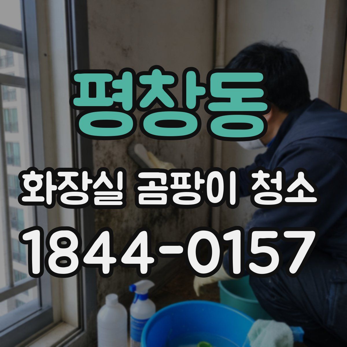 평창동 화장실 곰팡이 청소