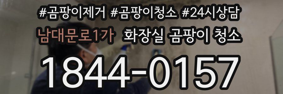 남대문로1가 화장실 곰팡이 청소