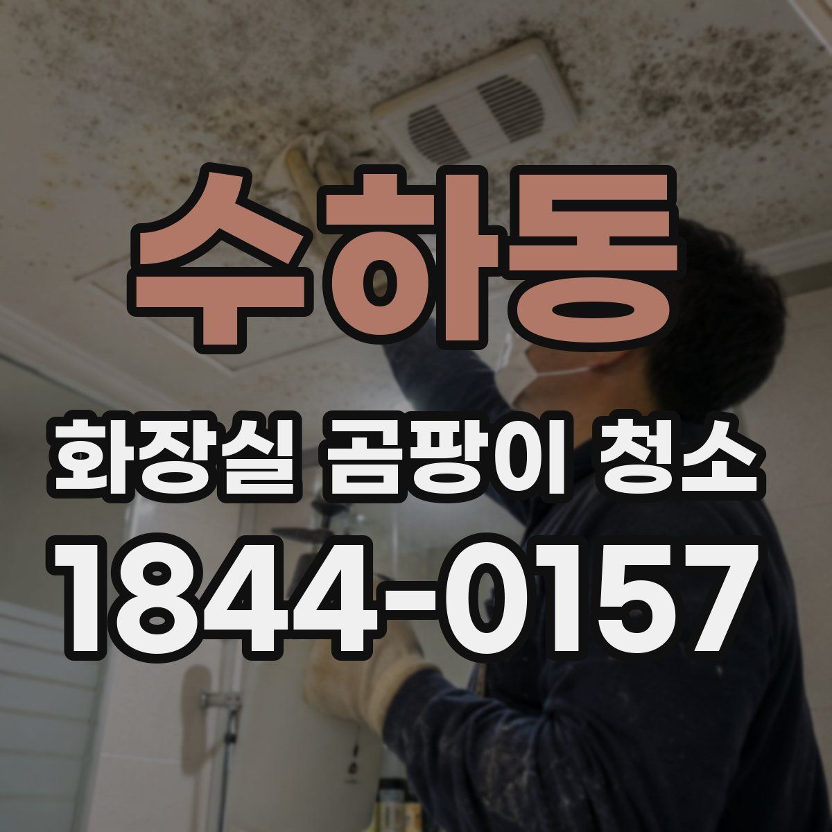 수하동 화장실 곰팡이 청소