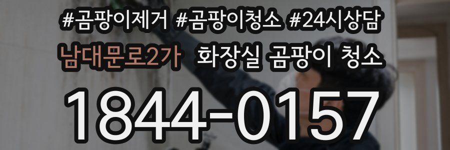 남대문로2가 화장실 곰팡이 청소