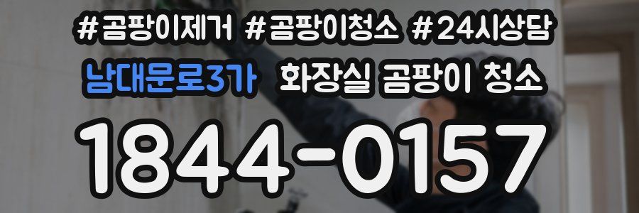 남대문로3가 화장실 곰팡이 청소
