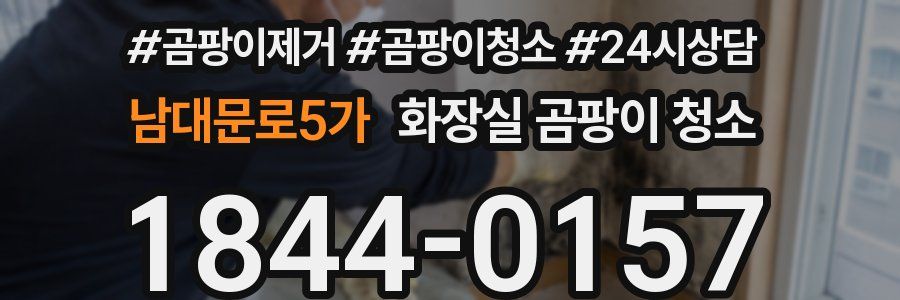 남대문로5가 화장실 곰팡이 청소