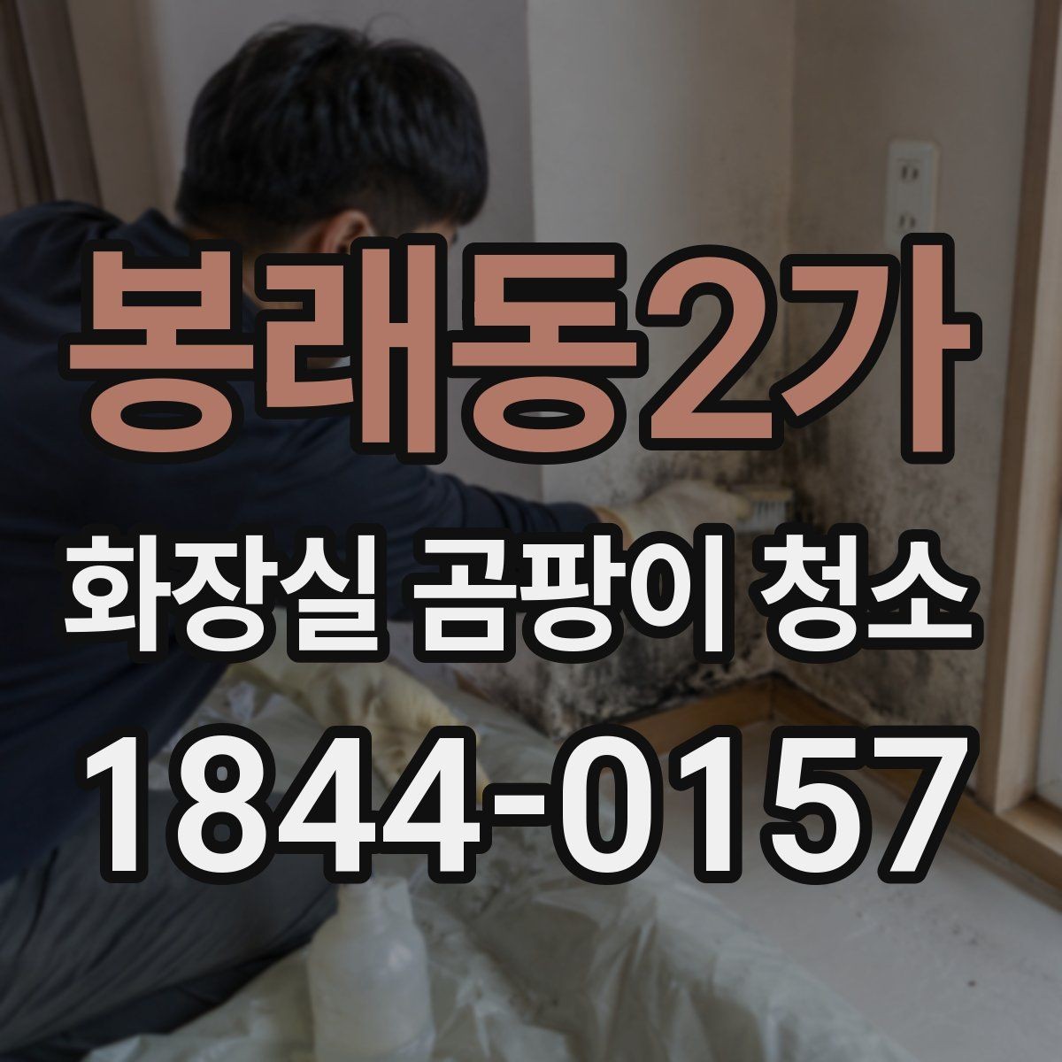 봉래동2가 화장실 곰팡이 청소 천장과 벽면 곰팡이를 다르게 보는 법