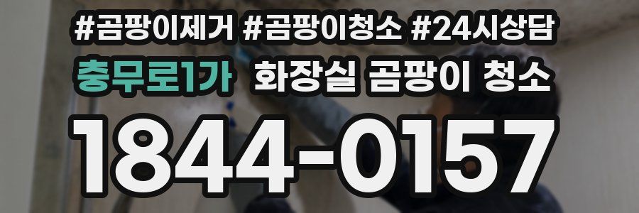충무로1가 화장실 곰팡이 청소