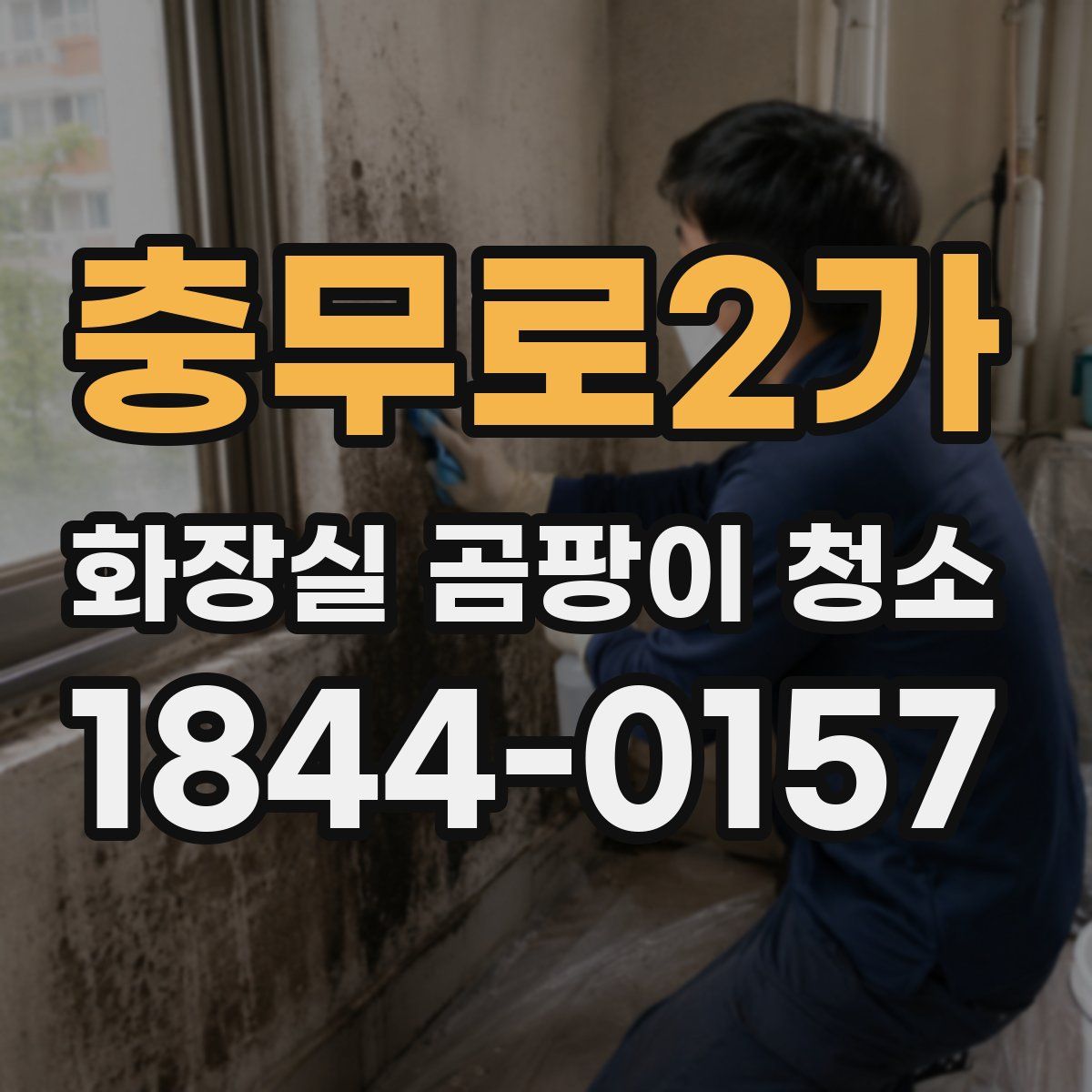 충무로2가 화장실 곰팡이 청소