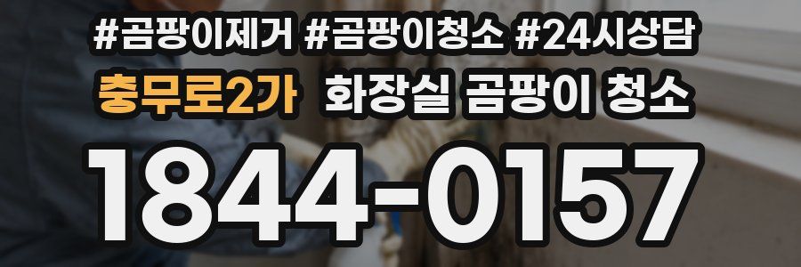 충무로2가 화장실 곰팡이 청소