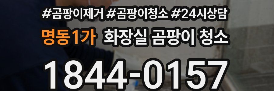 명동1가 화장실 곰팡이 청소