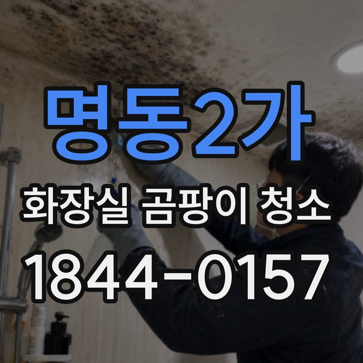명동2가 화장실 곰팡이 청소
