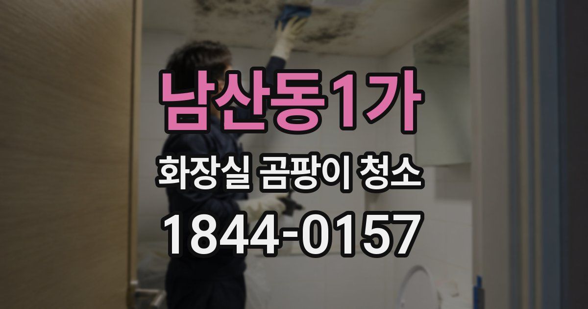 남산동1가 화장실 곰팡이 청소