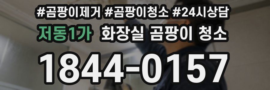 저동1가 화장실 곰팡이 청소