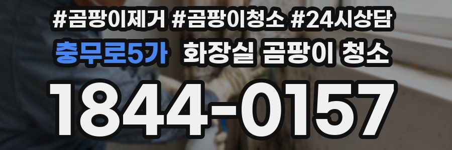 충무로5가 화장실 곰팡이 청소