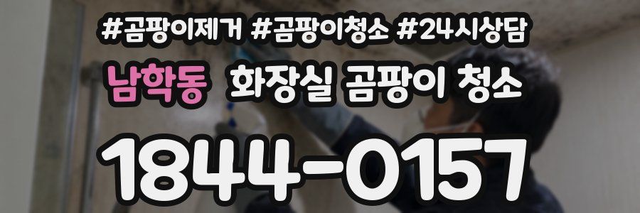 남학동 화장실 곰팡이 청소