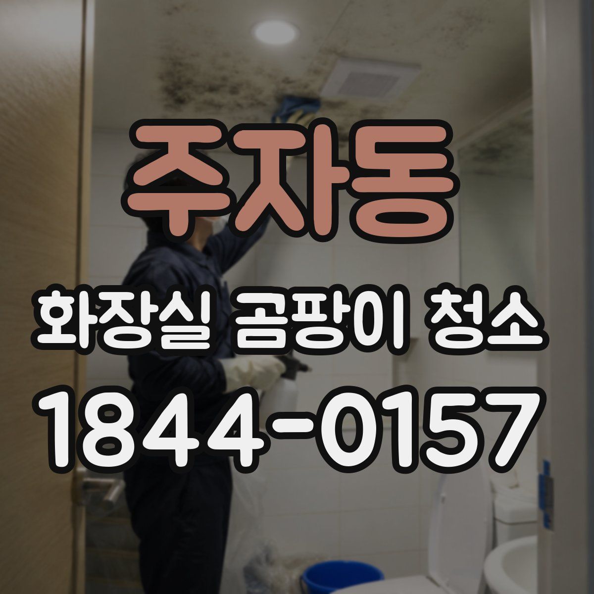 주자동 화장실 곰팡이 청소