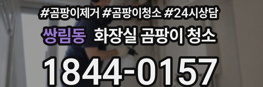 쌍림동 화장실 곰팡이 청소