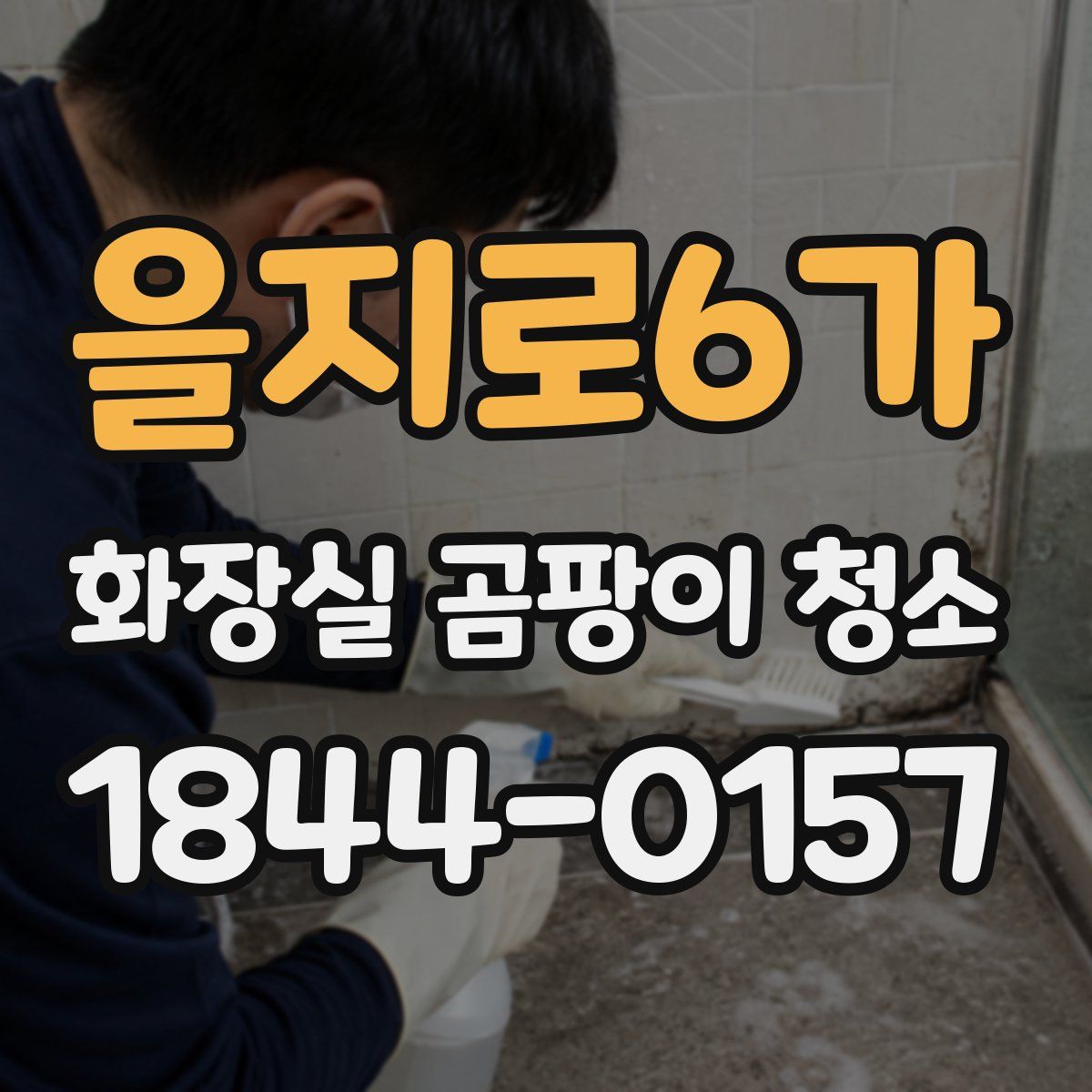 을지로6가 화장실 곰팡이 청소