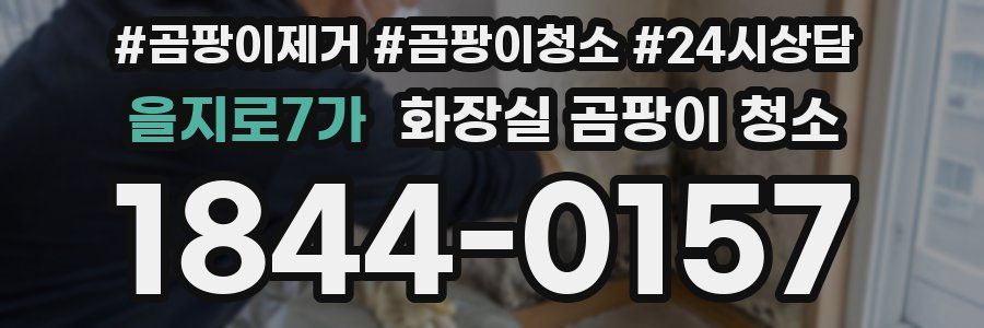 을지로7가 화장실 곰팡이 청소